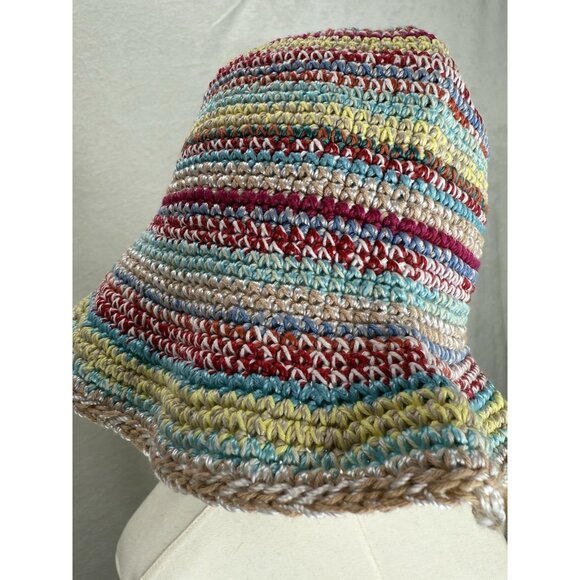 The Sak Women’s Lanie Hand Crochet Multi-Color Bucket Hat | New With Tags - Picture 5 of 12